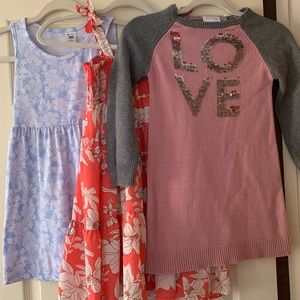 Lot of girls dresses size 7/8